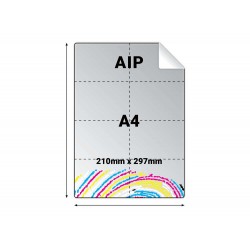 Sticker, Pre-cut - 105x74mm