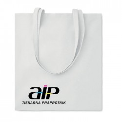 Bombažna nakupovalna vrečka - Velika - Dolgi ročaji