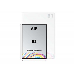 Clip-clap Frame and Poster B2 - 500x707mm