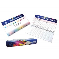 Desk Calendar - Spiral Binding - 294x160mm