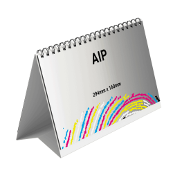 Desk Calendar - Spiral Binding - 294x160mm