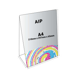 Table Card - Menu A4 - 210x297x65mm