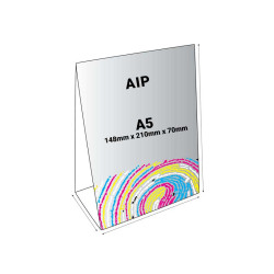 Table Card - Menu A5 - 148x210x70mm