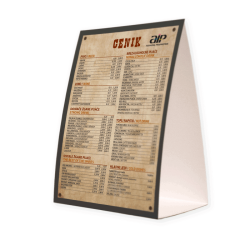 Table Card - Menu A6 - 105x148x50mm