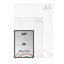 Katalog A6 - Vezava z vijakom - 105x148mm