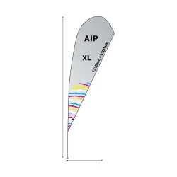 Beach Flag XL - Teardrop Flag