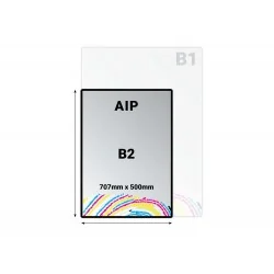 Klip-klap okvir in plakat B2 - 500x707mm