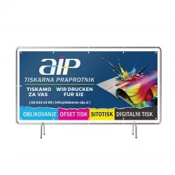 510 g/m2 - Transparent PVC - Backlit - 2000x1000mm