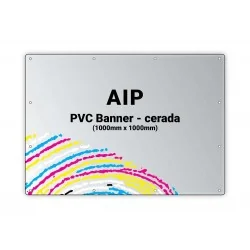510 g/m2 - Transparent PVC - Frontlit - 1000x1000mm